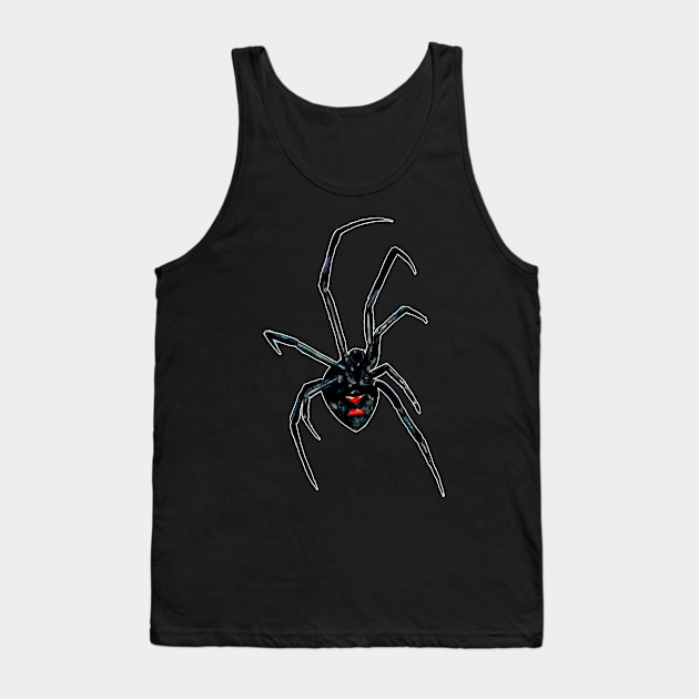 Black Widow Spider Tank Top by Brandy Devoid special edition collecion